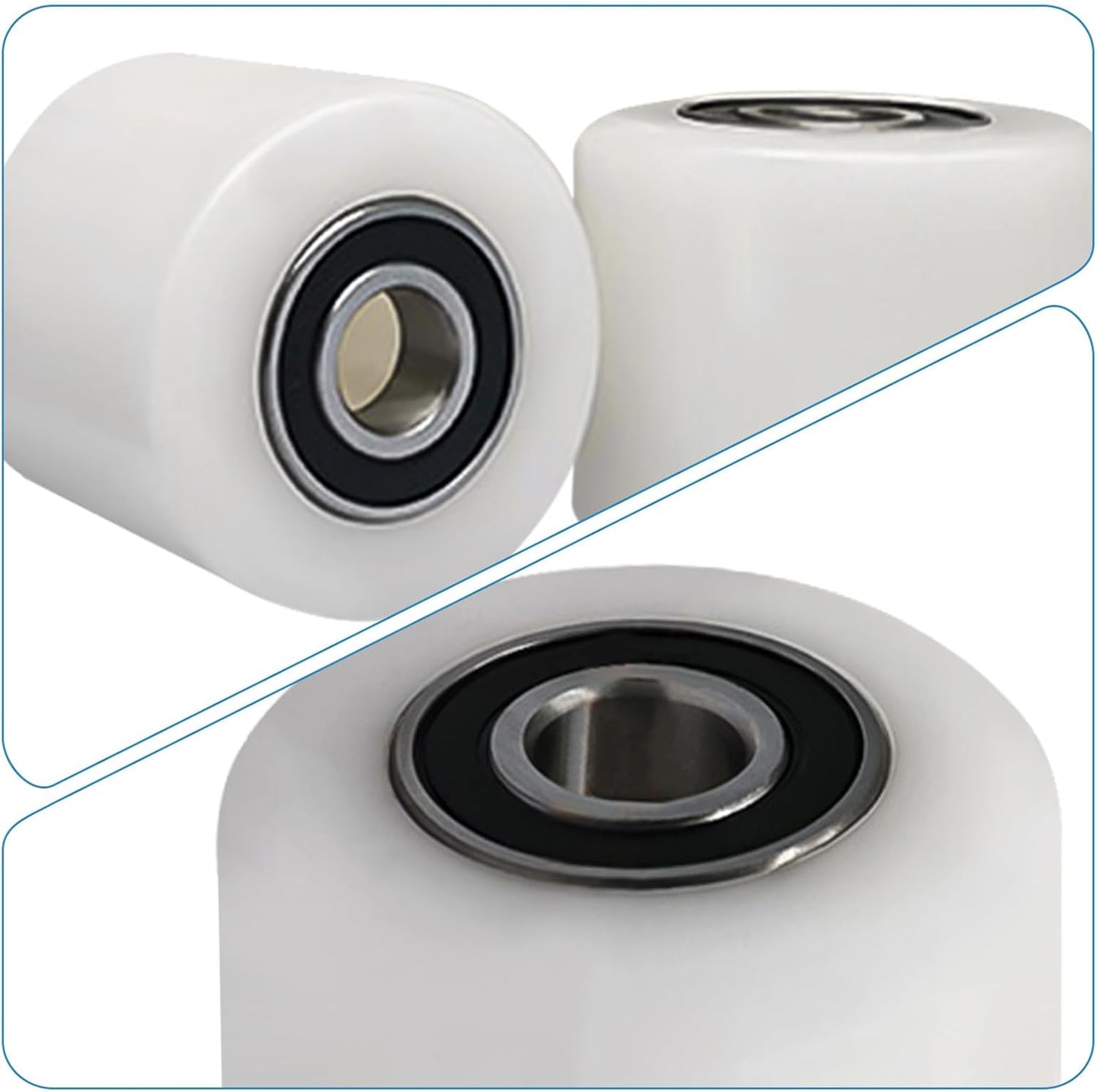 Vrietina 70x60mm Nylon Hubwagenrollen – 4 Stück