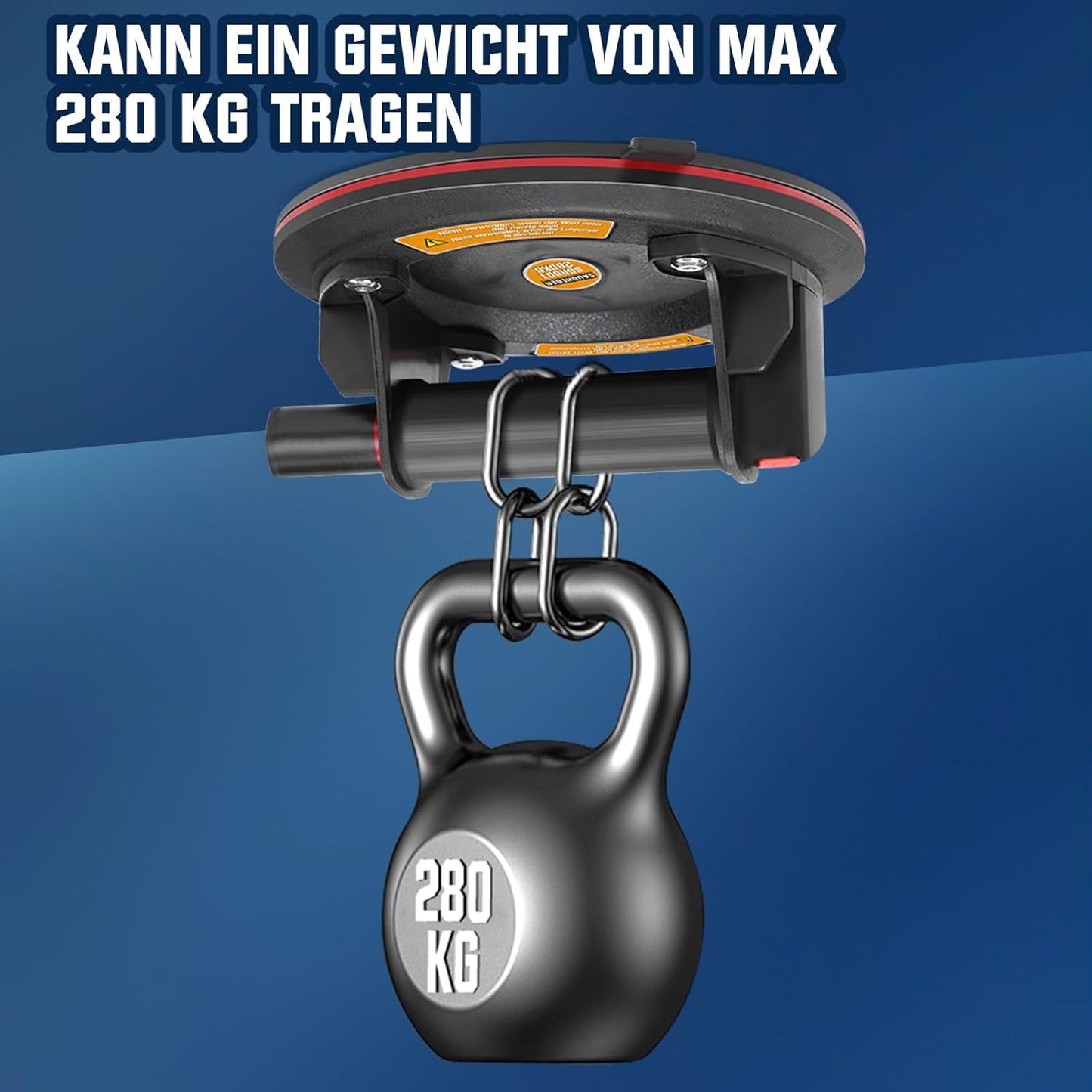 Vrietina 8 - Zoll Glas - Saugnapf Set – Starke Doppelschicht - Saugheber