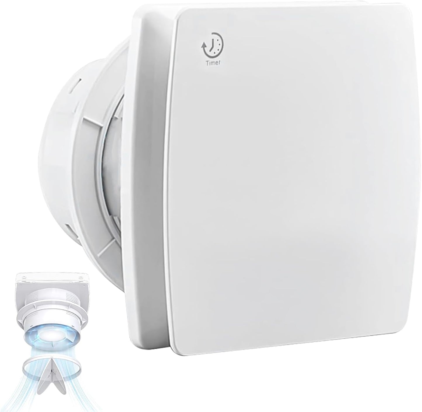 Vrietina Badlüfter mit Timer – Leiser, Effizienter Abluftventilator