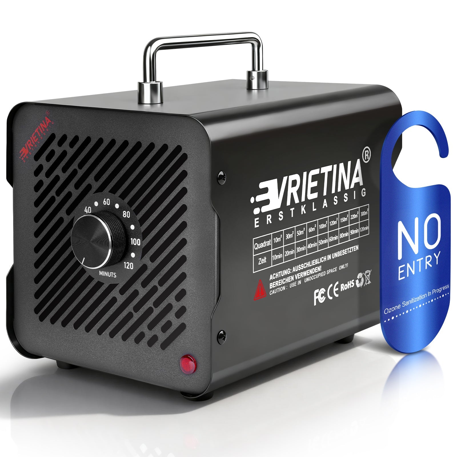 Vrietina Ozon - Generator 48.000 mg/h Geruch & Schimmel entfernen