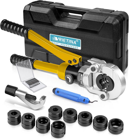 Vrietina Hydraulische Presszange – Profi Rohrpresswerkzeug Set