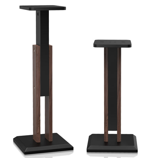 Adjustable Speaker Stands – Universal 4–10 Inch, Stable & Stylish, 25–35.6 Inch Height - Vrietina
