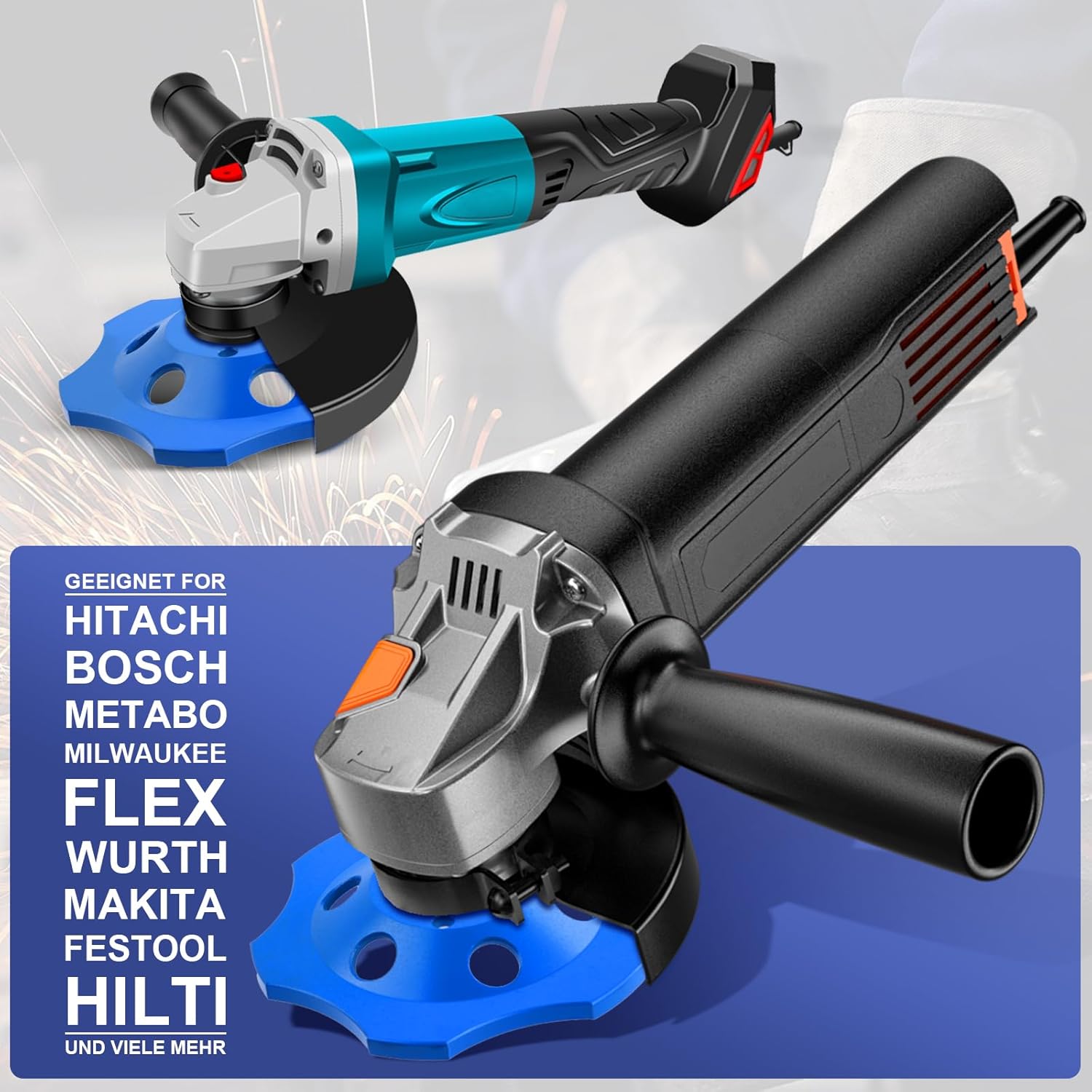 PKD Diamant - Schleiftopf 125 mm – 6 Segmente, 22,23 mm Bohrung