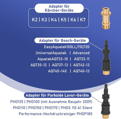 Vrietina 15m Rohrreinigungsschlauch Set – Für Kärcher & Bosch
