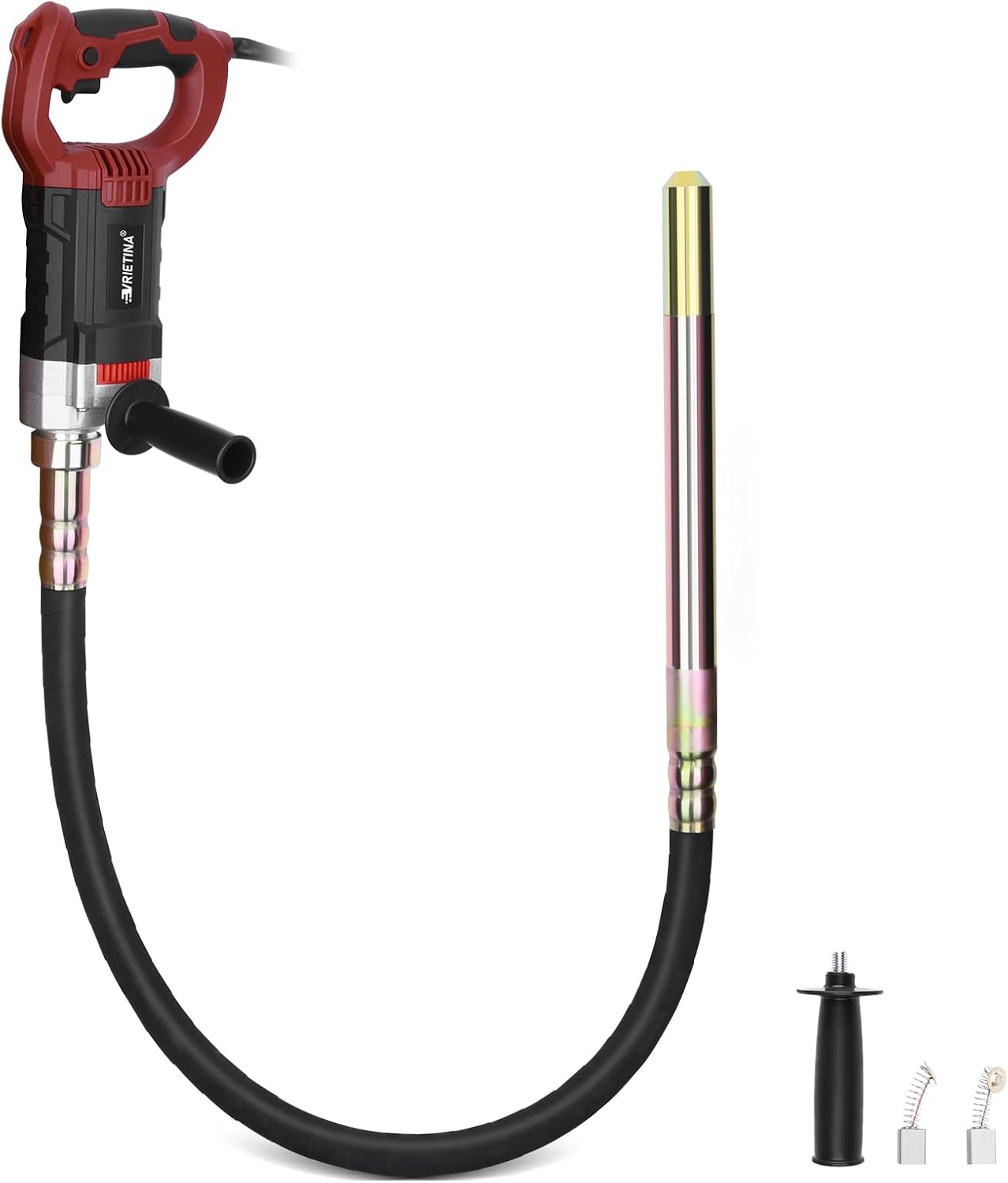 Vrietina 1800W Handbetonvibrator – 1,5m Schlauch, 35mm Kopf