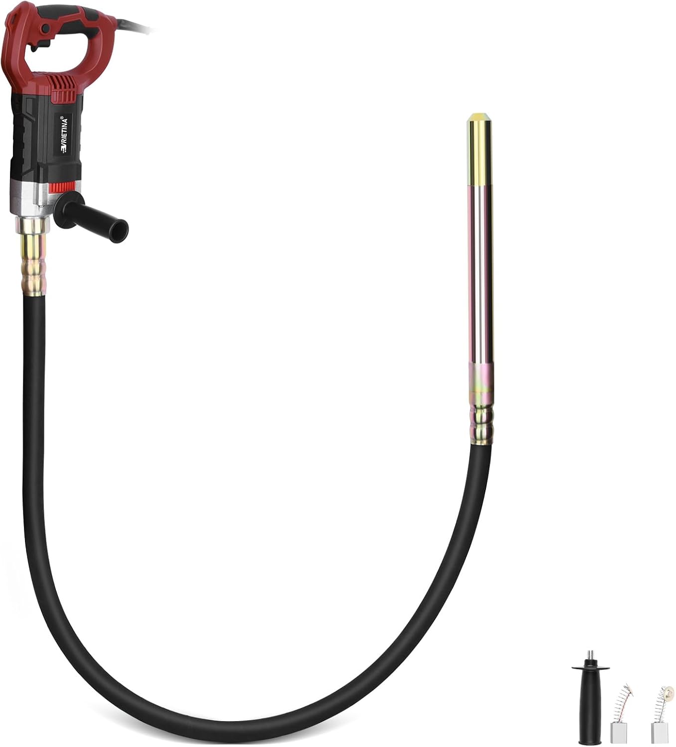 Vrietina 1800W Handbetonvibrator – 2m Schlauch, 6000 U/min