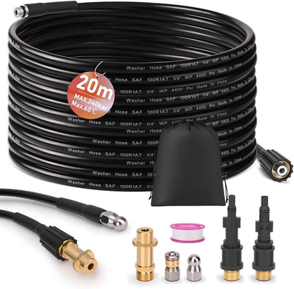 Vrietina 20m Rohrreinigungsschlauch – Für Kärcher & Bosch