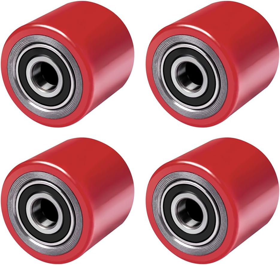 Vrietina 80x50mm PU Hubwagenrollen – 4 Stück