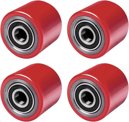 Vrietina 80x50mm PU Hubwagenrollen – 4 Stück