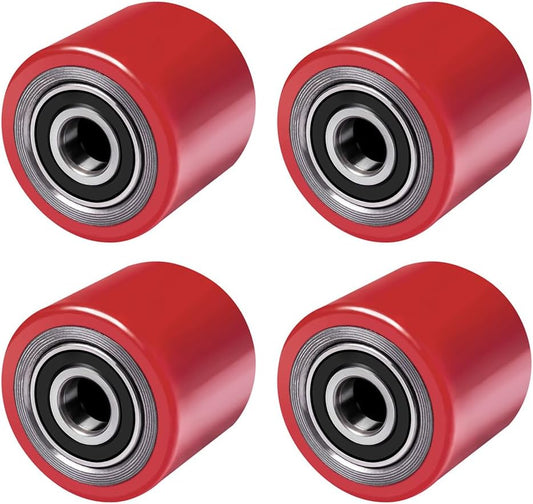 Vrietina 80x50mm PU Hubwagenrollen – 4 Stück