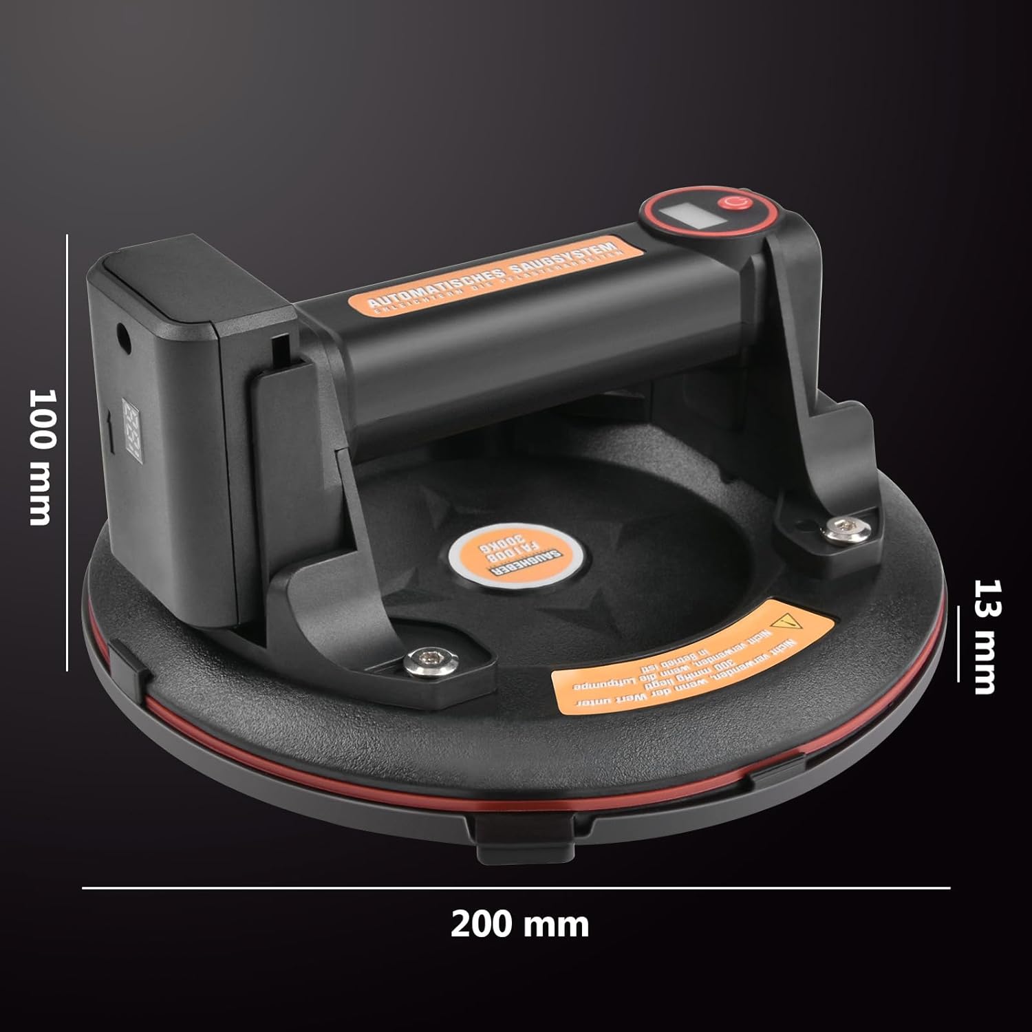 Vrietina Elektrischer Vakuumsaugheber – 200 mm, Auto - Nachfüllung