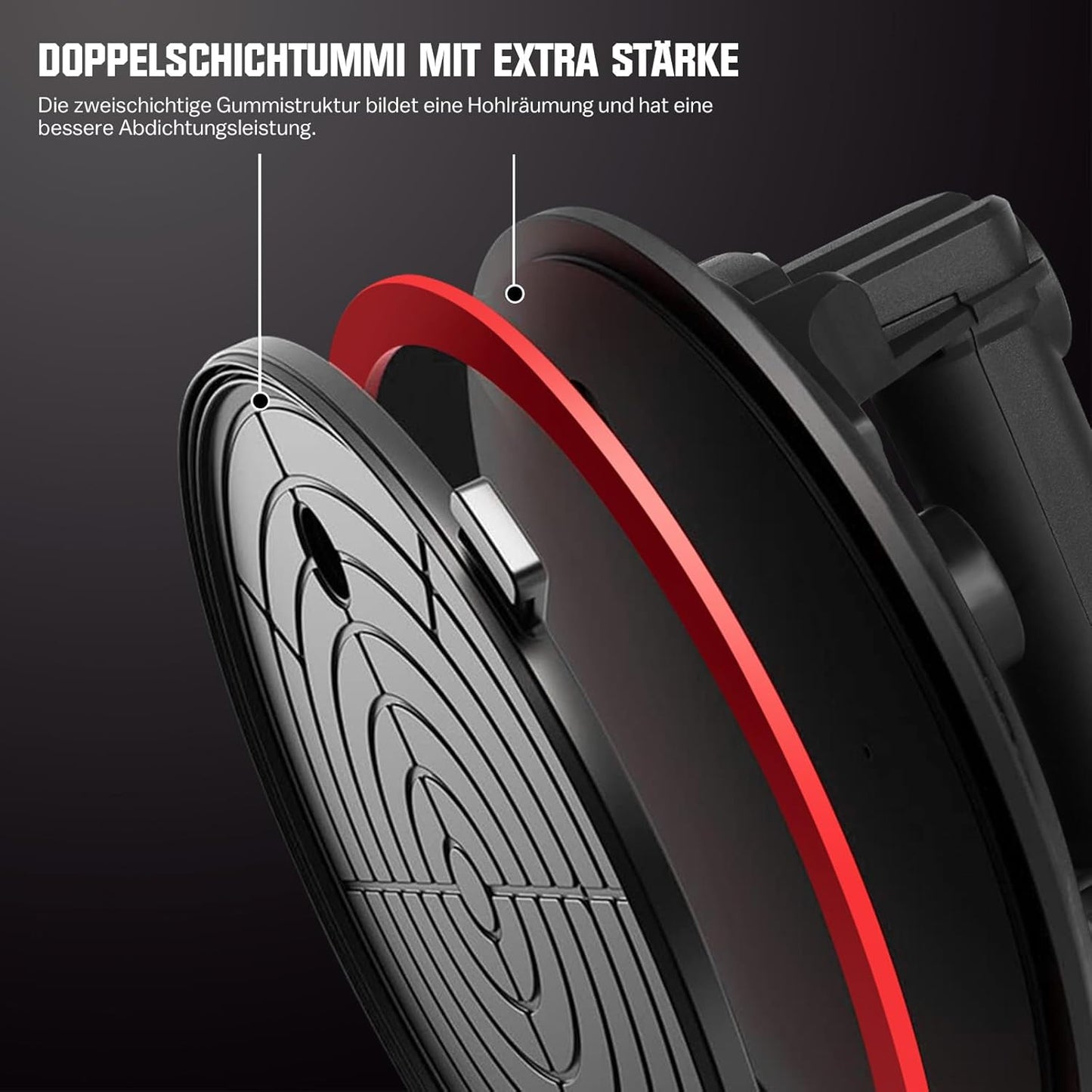 Vrietina Elektrischer Vakuumsaugheber – 200 mm, Auto - Nachfüllung