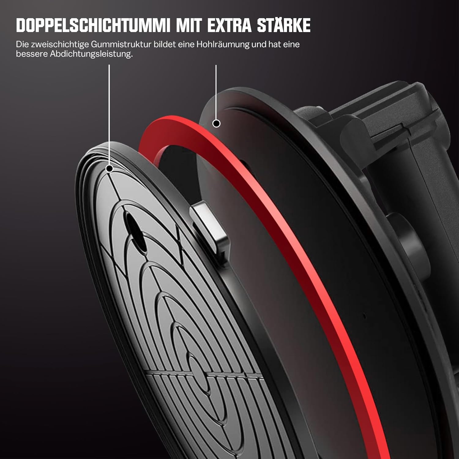 Vrietina Elektrischer Vakuumsaugheber – 200 mm, Auto - Nachfüllung