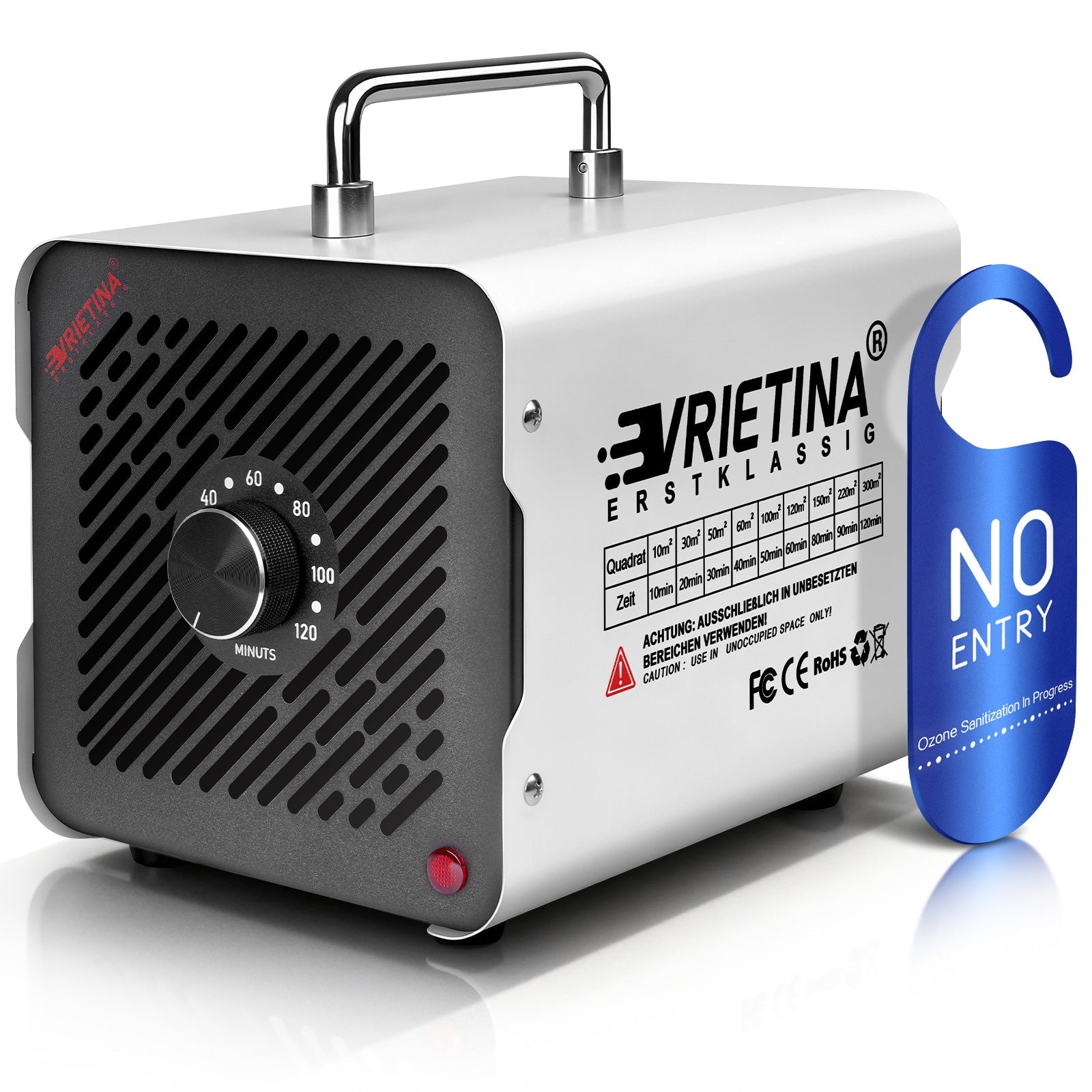 Vrietina Hochleistungs - Ozongenerator – Luftreiniger & Desinfektion