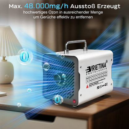 Vrietina Hochleistungs - Ozongenerator – Luftreiniger & Desinfektion