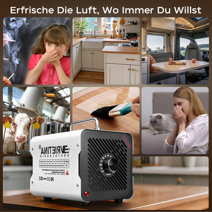 Vrietina Hochleistungs - Ozongenerator – Luftreiniger & Desinfektion