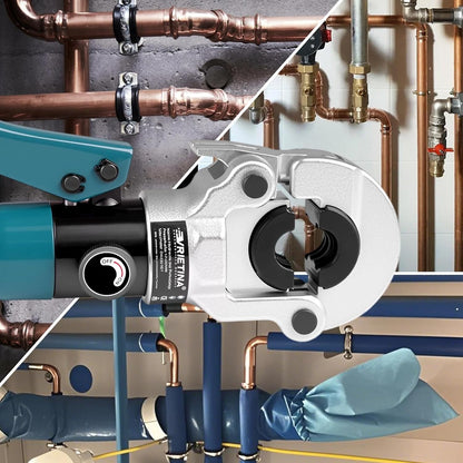 Vrietina Hydraulische Presszange Set – Professionelles Rohrpressen