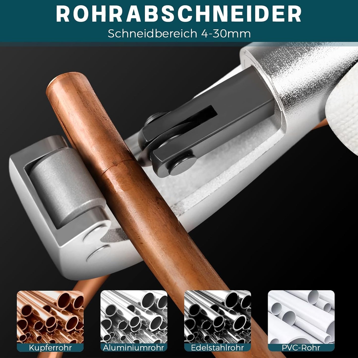 Vrietina Hydraulische Presszange Set – Professionelles Rohrpressen